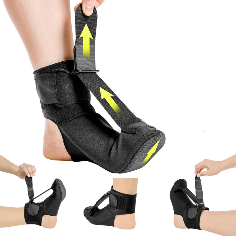 Wonder Care Plantar Neoprene Fasciitis Night Splint Socks|Heel Pain Relief Plantar Fasciitis|Soft Plantar Fascia Brace For Sleeping And Achilles Tendonitis Relief For Men & Women
