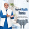 Wonder Care- Grey Hernia belt for men Truss Brace with one removable compression pad