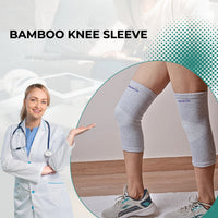 BUY 1 Get 1 FREE Wonder Care bamboo knee compression sleeve for Men and women; copper fit knee sleeve for running, volleyball, gym weightlifting bamboo knee brace made from bamboo yarn