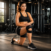 Adjustable Knee Neoprene Blend Brace For Pain, Patella, Strap For Workout, Sports, Arthritis, Acl, Mcl, Meniscus Tear Patellar Tendon Support Men & Women Free Size (Blue/Black)