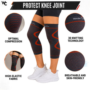 Wonder Care Knee Brace Compression Sleeve - Pack of 2