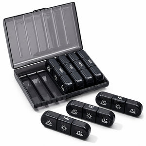 Wonder Care 7 Day Medicine Organizer Box | Weekly Pill Storage Box for Daily Medication