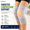 Bamboo knee compression sleeve for Men and women; copper fit knee sleeve for running, volleyball, gym weightlifting bamboo knee brace made from bamboo yarn