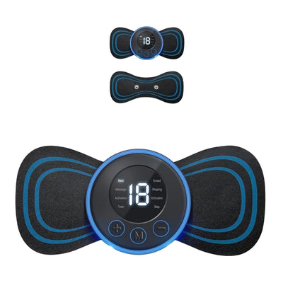 Wonder Care EMS Butterfly Body Massager Machine for Pain Relief | Full Body Electric Massager for Men & Women | Rechargeable Neck, Back, Shoulder, Leg & Foot Massager for Cervical & Muscle Pain Relief