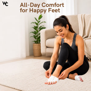 Wonder Care Toe Separator Socks Foot Alignment Bunion Corrector Silicone Spacer Hallux Valgus Support Unisex