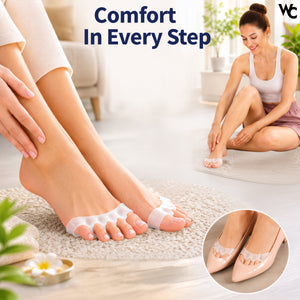 Silicone Toe Separator For Feet Gel Toe Pads Toe Big Toe Corrector Bunion Toe Straightener Yoga Toe Stretcher Hammer Toe Bunion