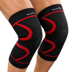 Wonder Care Knee Brace Compression Sleeve - Pack of 2