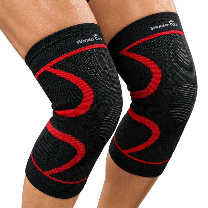 Wonder Care Knee Brace Compression Sleeve - Pack of 2