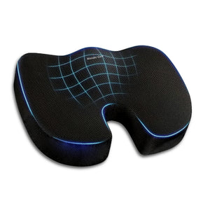 Wonder Care Orthopedic Coccyx Cusion | High Density Memory Foam for Back Pain, Sciatica, Tailbone Relief | 2 Years Warranty