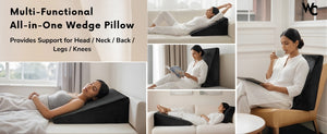 aplus| Ergonomic Wedge Design for Back & Neck