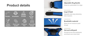Wonder Care Rotator cuff brace for shoulder pain relief Neoprene Shoulder support brace for men and women for dislocated, frozen, mouse shoulder, rotator cuff pain relief wrap