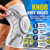 WC Knee Brace for Men & Women, Adjustable Dial Compression Knee Support with Lace-Up System, Breathable Knee Cap for Joint Stability, Gym, Running, Walking & Sports