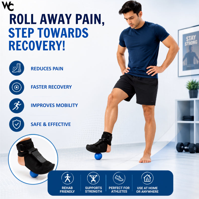 Wonder Care Plantar Neoprene Fasciitis Night Splint Socks|Heel Pain Relief Plantar Fasciitis|Soft Plantar Fascia Brace For Sleeping And Achilles Tendonitis Relief For Men & Women