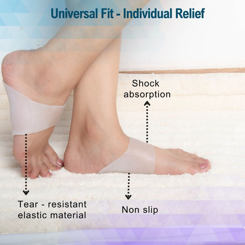 BUY 1 Get 1 FREE Wonder Care Plantar Fasciitis Archsupport Sleeve | Compression Arch Support Foot Sleeve | Foot Compression Wrap Flat Feet Corrector For Men And Women Pair of 2