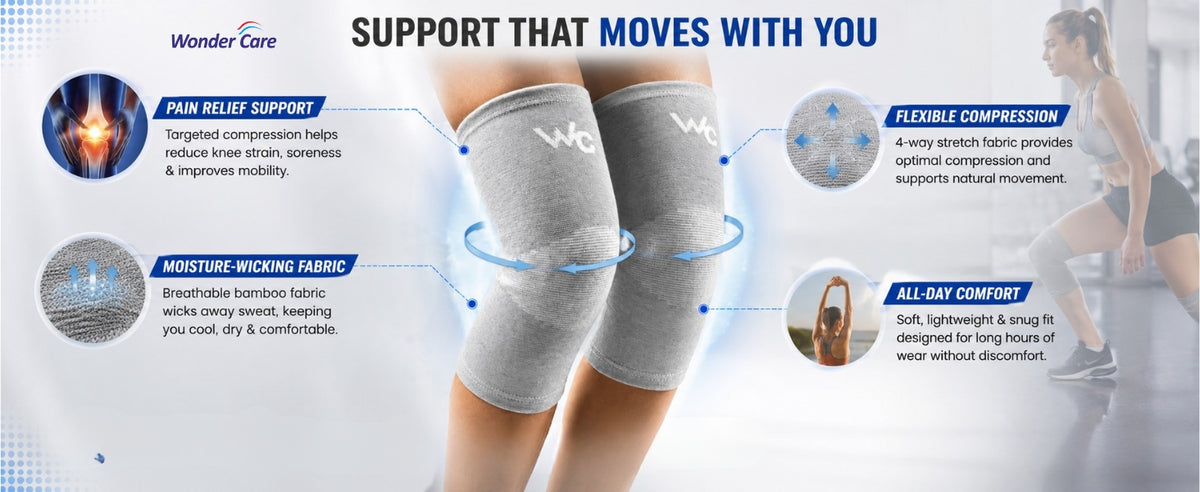 Wonder Care Bamboo Knee Sleeve