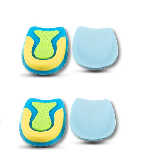 BUY 1 Get 1 FREE Wonder Care Gel Heel Cushion For Heel Pain Relief Women And Men | Silicone Heel Pad | Plantar Fascitis Inserts Heel Spur Pads| Achillies Heel Support| Cushion Heel Inserts | Large