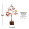 Wonder Care Seven Chakra Natural Healing Reiki Crystal Bonsai Lucky Money Tree for Happiness, Wealth and Prosperity Feng Shui Home Office Decor Spiritual Gift