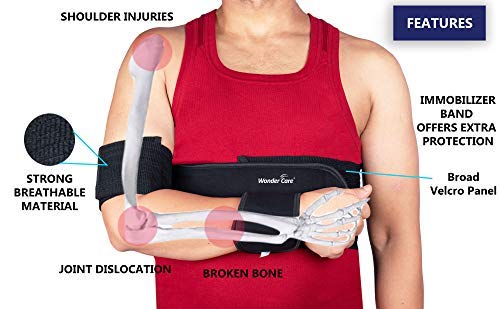 Wonder Care Shoulder Immobilizer Brace - Arm Sling