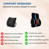 Wonder Care Memory Foam Seat Cushion & Lumbar Back Support Combo for Office Chair & Car | Orthopedic Coccyx Cushion for Tailbone Pain Relief | Back Support Pillow for Chair, Driving & Work From Home