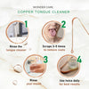 Wonder Care Copper Tongue Cleaner - Ayurvedic Antimicrobial Scraper
