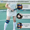 BUY 1 Get 1 FREE Adjustable Knee Neoprene Blend Brace For Pain, Patella, Strap For Workout, Sports, Arthritis, Acl, Mcl, Meniscus Tear Patellar Tendon Support Men & Women Free Size (Blue/Black)