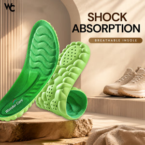 Memory Foam Shoe Insoles For Women Shock Absorbing Sports Shoe Insoles For Men And Women Cuttable Soft Breathable Honeycomb Orthotic Replacement Inserts