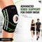 Wonder Care Neoprene Blend Adjustable Knee Support With Anti-Slip Silicon Strip,Breathable Patella Knee Brace Cap For Pain Relief,Sports, Arthritis Protection For Men & Women