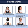 Wonder Care Rigid Cervical Collar Plastic Neck Support Brace Adjustable Height Collar Neck Support Brace Neck Brace for Neck Pain and Support for Women & Men