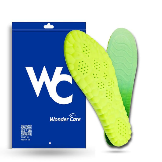 BUY 1 Get 1 FREE Wonder Care Memory Foam Shoe Insoles For Women Shock Absorbing Sports Shoe Insoles For Men And Women Cuttable Soft Breathable Honeycomb Orthotic Replacement Inserts