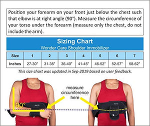 Wonder Care Shoulder Immobilizer Brace - Arm Sling