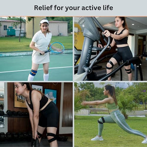 Patella Tendon Support Strap | Adjustable Knee Strap Patella Tendon Brace with Stabilizer Band for Hiking, Soccer, Basketball, Runners, Jumpers, and Tendonitis Relief for Unisex