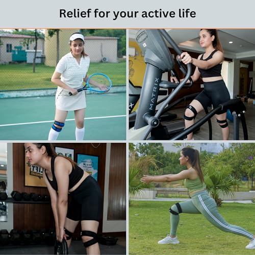 Patella Tendon Support Strap | Adjustable Knee Strap Patella Tendon Brace with Stabilizer Band for Hiking, Soccer, Basketball, Runners, Jumpers, and Tendonitis Relief for Unisex