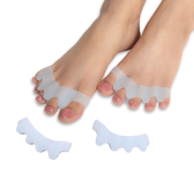 Silicone Toe Separator For Feet Gel Toe Pads Toe Big Toe Corrector Bunion Toe Straightener Yoga Toe Stretcher Hammer Toe Bunion