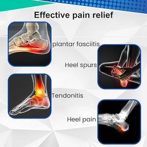 BUY 1 Get 1 FREE Wonder Care Gel Heel Cushion for Heel Pain Relief Women and Men | Silicone Heel Pad | Plantar Fascitis Inserts Heel Spur Pads| Achillies Heel Support| Cushion Heel Inserts | Small & Large, Pair 1 & 2