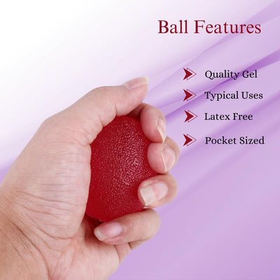 Wonder Care Foot Massager Ball Red Silicon