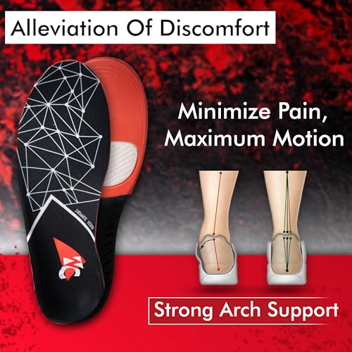 BUY 1 Get 1 FREE Wonder Care Triple Gel Extra Soft Insole for Shoes Men and Women, Trimmable Arch Support Insoles, Orthopedic Insole for Flat Feet, Breathable Extra Comfort Shock Absorption Sole