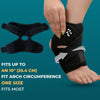 Wonder Care Ankle Support Brace Black & Blue Pack of 2