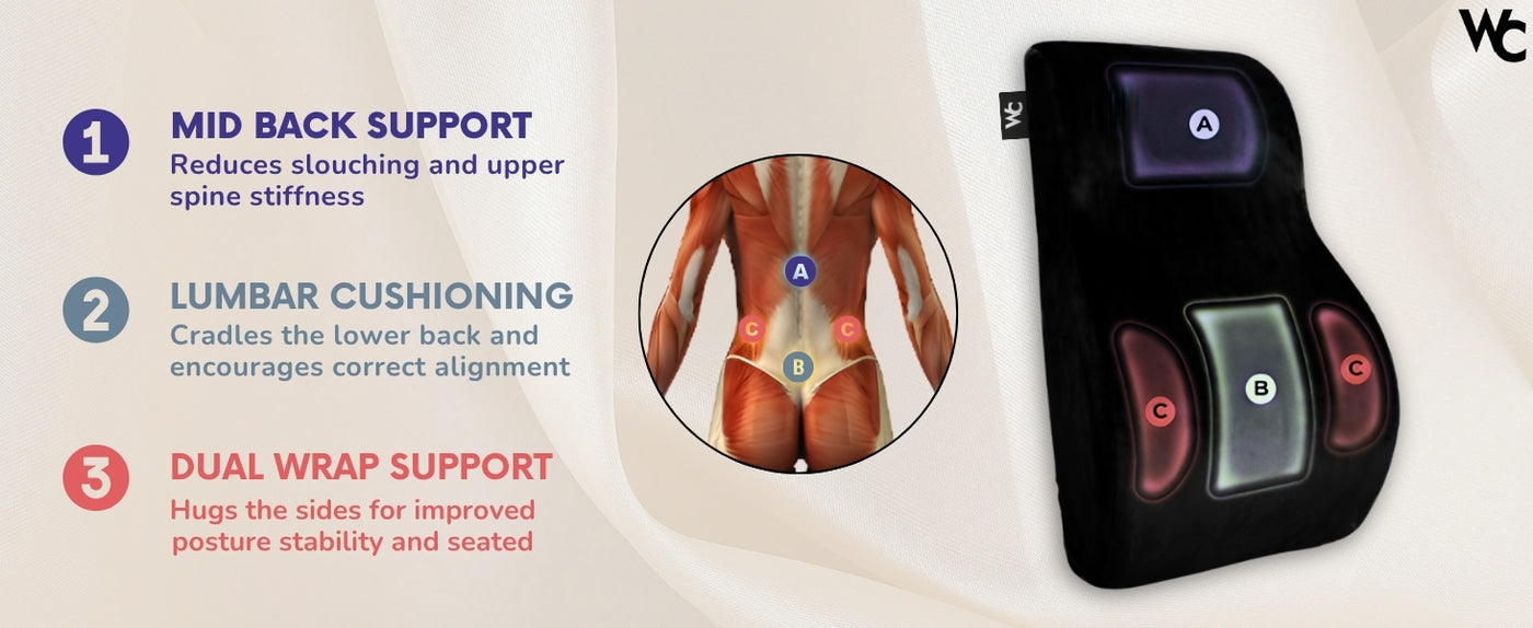  Support your Lower and Upper Back