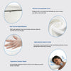 Wonder Care Memory Foam Cervical Pillow for Neck Pain & Shoulder Pain Relief | Orthopedic Neck Support Pillow for Sleeping | Soft Bed Pillows for Side & Back Sleepers | Washable Cover