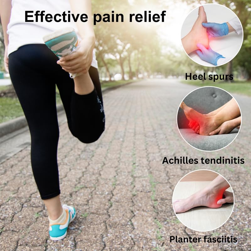 BUY 1 Get 1 FREE Wonder Care Gel Heel Cushion For Heel Pain Relief Women And Men | Silicone Heel Pad | Plantar Fascitis Inserts Heel Spur Pads| Achillies Heel Support| Cushion Heel Inserts | Large