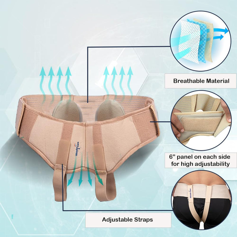 Wonder Care Hernia Belt Double Inguinal Large Sizes