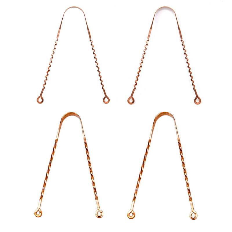 Wonder Care Tongue Scraper Twist Zigzag