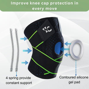 Wonder Care Knee Compression Brace Double Patellar Strap