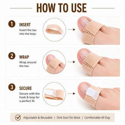 Wonder Care Toe Straightener Hammer Toe Corrector