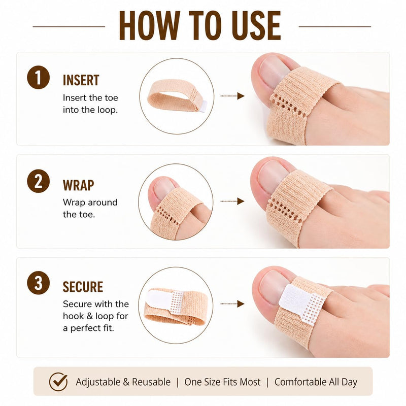 Wonder Care Toe Straightener Hammer Toe Corrector