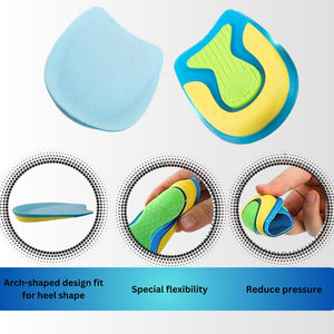 BUY 1 Get 1 FREE Wonder Care Gel Heel Cushion For Heel Pain Relief Women And Men | Silicone Heel Pad | Plantar Fascitis Inserts Heel Spur Pads| Achillies Heel Support| Cushion Heel Inserts | Large