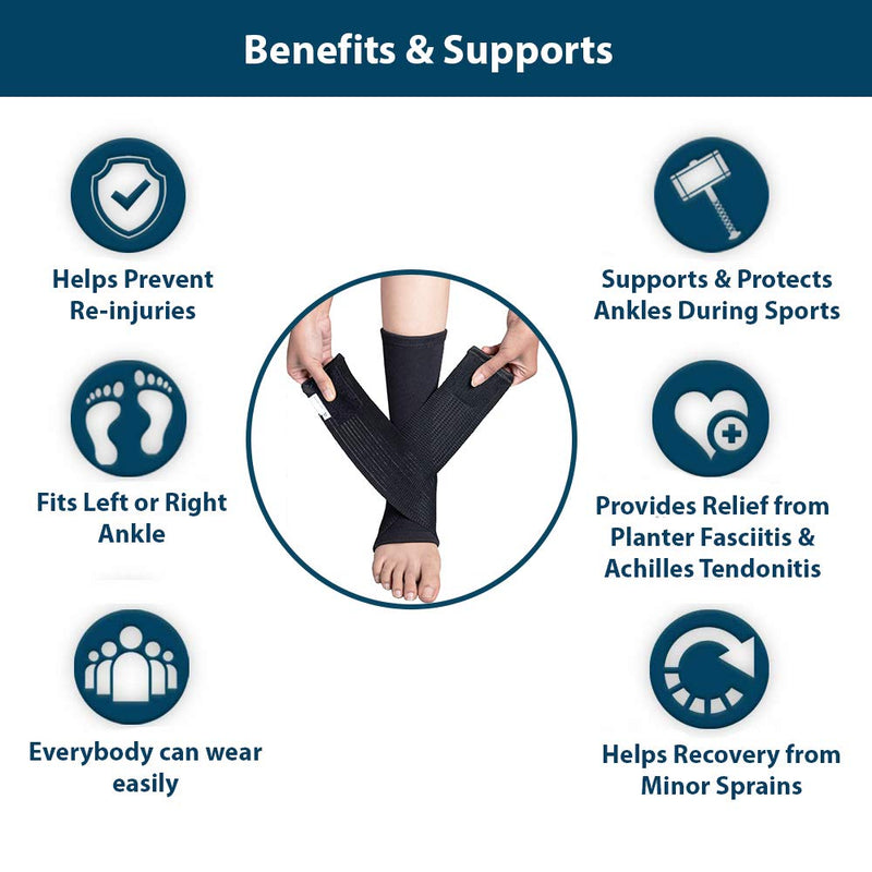 Ankle Support Brace For Men/Women, Ankle Binder for Foot Support, Pain Relief, Ankle Belt/Cap Foot Support for Pain Relief