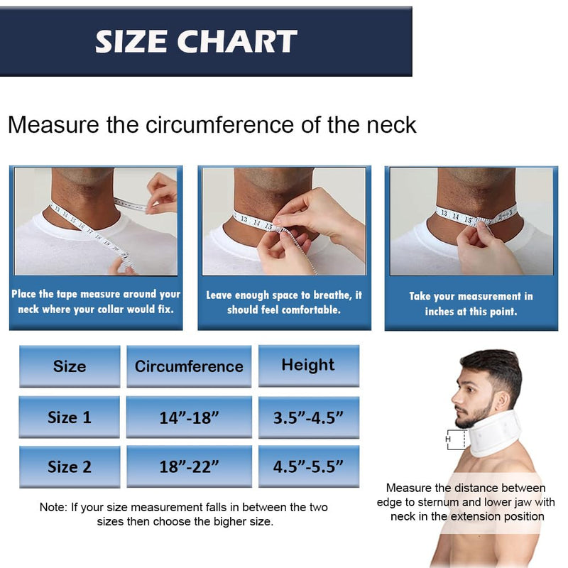 Wonder Care Hard Cervical Collar - Neck Support Brace