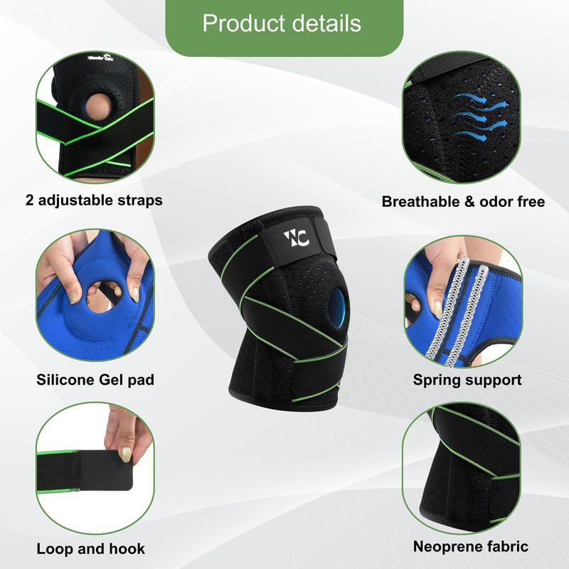 Wonder Care Knee Compression Brace Double Patellar Strap