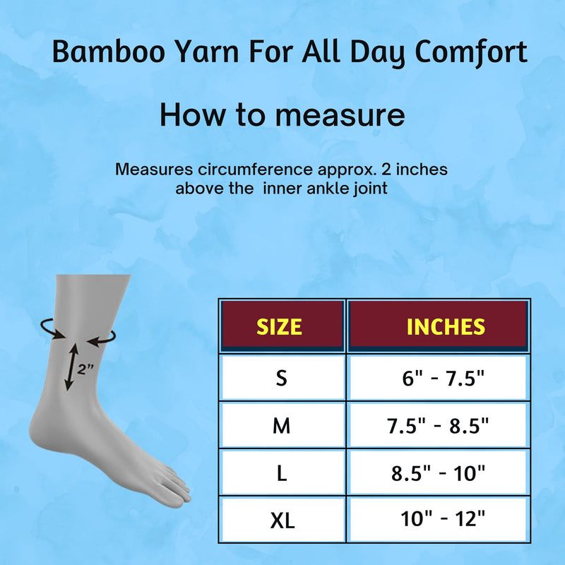 Wonder Care Bamboo Ankle Sleeve M Size